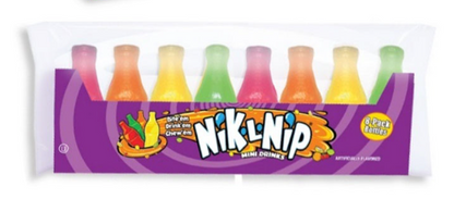 Nik-L-Nips Original Wax Bottles Candy, 2-Pack (16 Pieces Total)