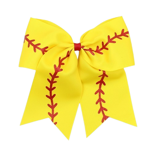 7" Softball Hair Bow