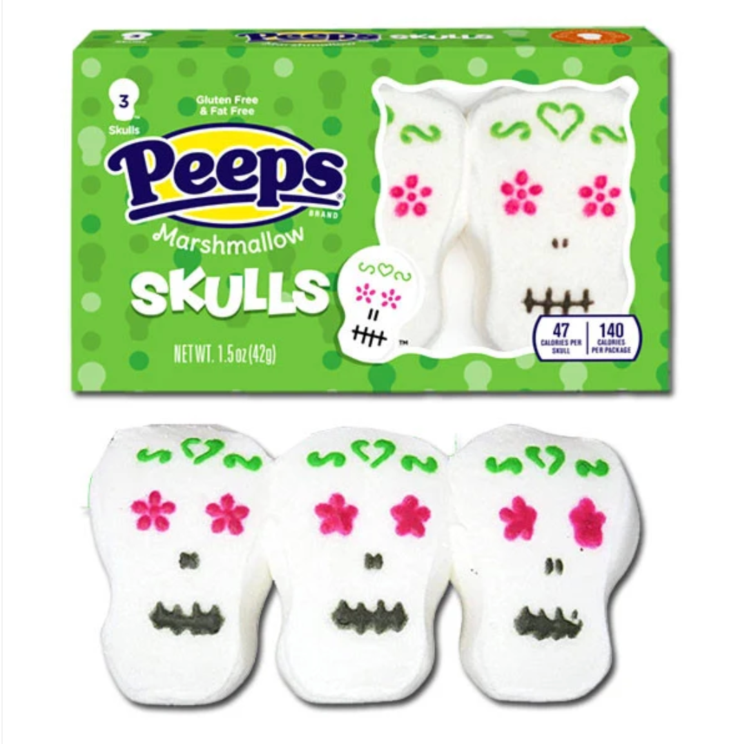 Peeps® Halloween Marshmallow Candy Variety Pack – 4 Assorted Seasonal Designs (12 Total Marshmallows)
