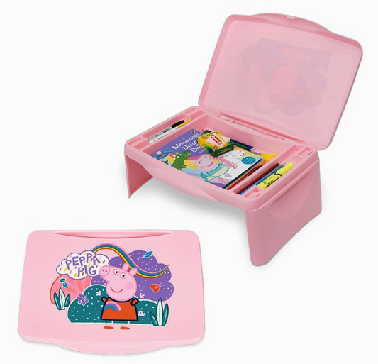 Peppa Pig Portable Kids Lap Desk with Storage Compartment