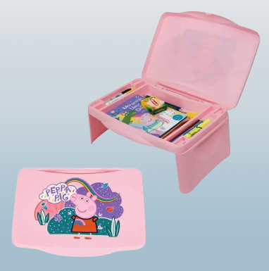 Peppa Pig Portable Kids Lap Desk with Storage Compartment