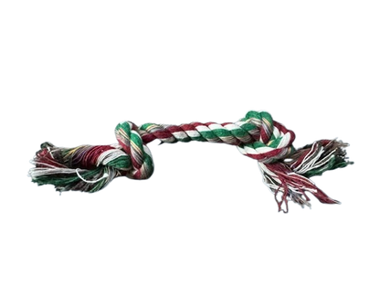 2-Pack Braided Cotton Rope Dog Chew Toy – Durable Tug & Dental Training Aid