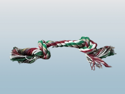 Braided Cotton Rope Dog Chew Toy – Durable Tug & Dental Training Aid
