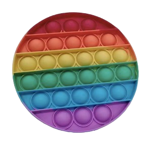 Silicone Push Pop Bubble Sensory Fidget Toy – Small 4.3"