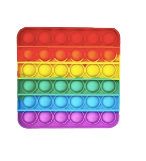 Silicone Push Pop Bubble Sensory Fidget Toy – Small 4.3"