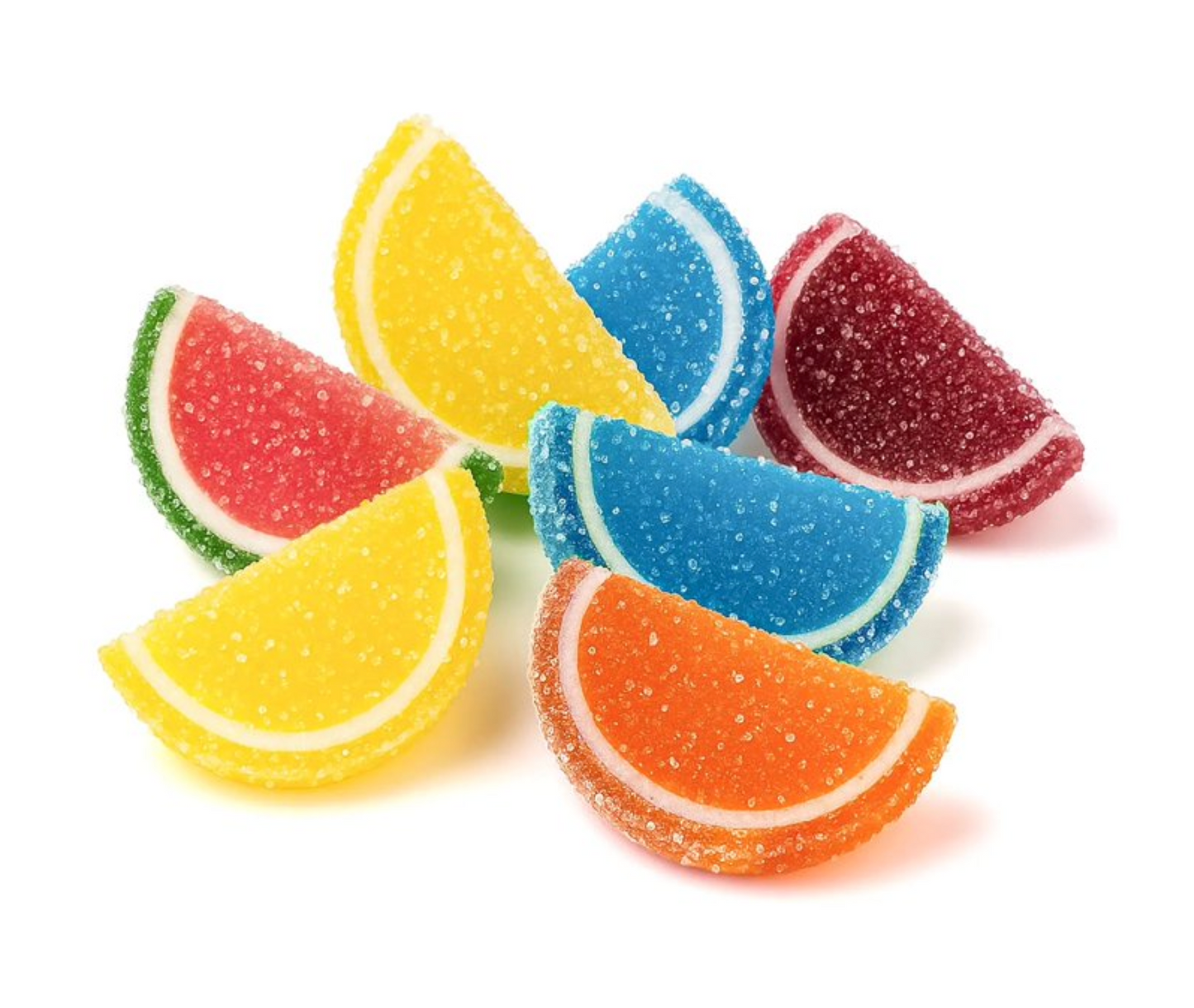 Assorted Fruit Slices Wrapped Candy – 2 Bags (30 Individually Wrapped Fruit Slices, 1 lb Total)