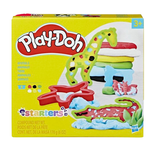 Play-Doh Starters Learning Playset Assortment – Numbers, Letters, Shapes or Animals