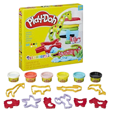 Play-Doh Starters Learning Playset Assortment – Numbers, Letters, Shapes or Animals