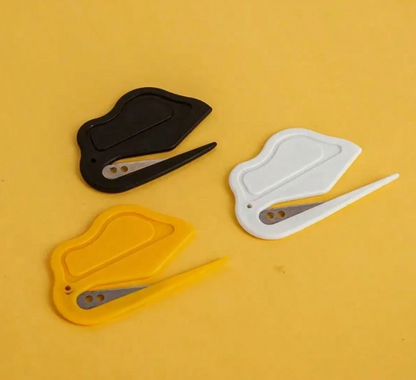 Portable Envelope Opener with Concealed Blade – Compact Letter & Package Paper Cutter