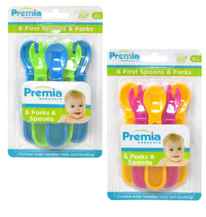 Premia Baby 6 PC Forks & Spoons