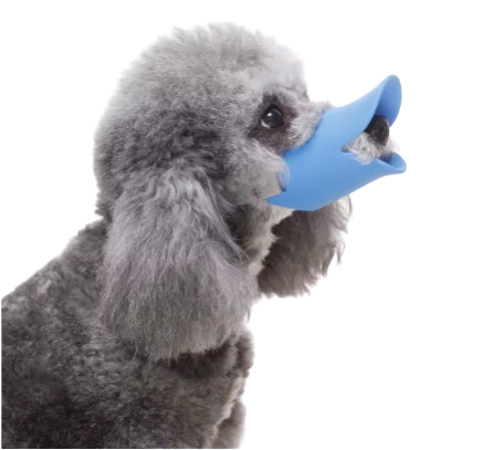 Adjustable Duck-Bill Dog Muzzle – Soft Silicone Pet Mouth Cover