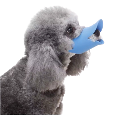 Adjustable Duck-Bill Dog Muzzle – Soft Silicone Pet Mouth Cover