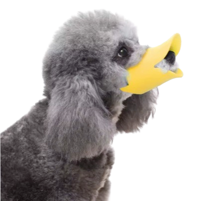 Adjustable Duck-Bill Dog Muzzle – Soft Silicone Pet Mouth Cover