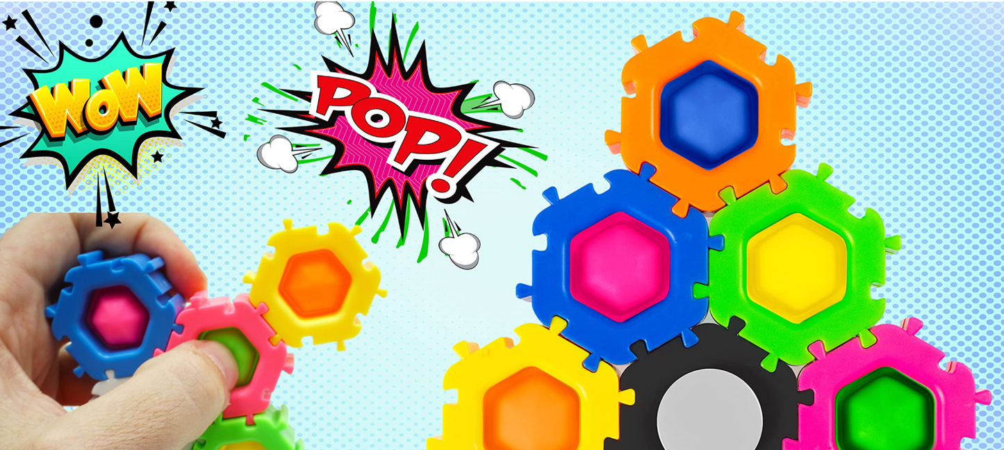Push & Pop Pop ‘n Gears Sensory Fidget Toy
