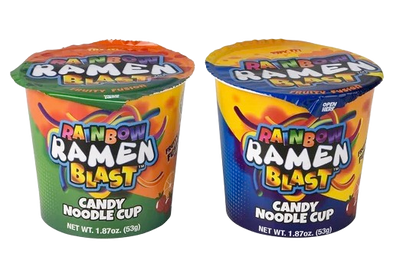 Rainbow Ramen Blast Candy Noodle Cup – 1.87 oz (53g)