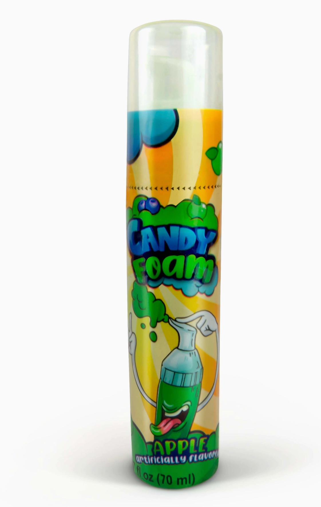 Raindrops Candy Foam Spray Candy, 2.37oz (70ml) Bottles – 2 Pack