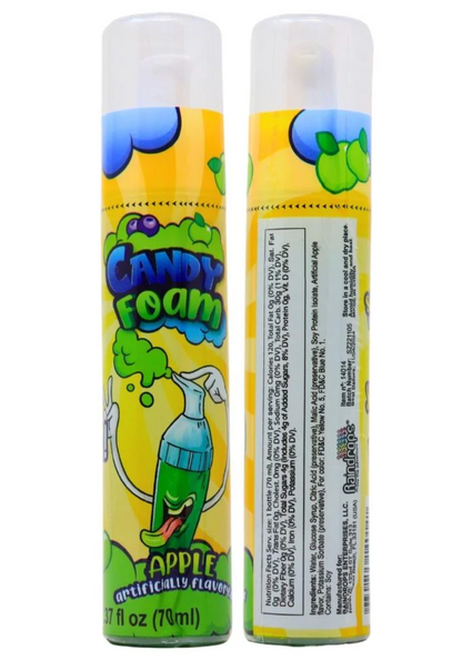 Raindrops Candy Foam Spray Candy, 2.37oz (70ml) Bottles – 2 Pack