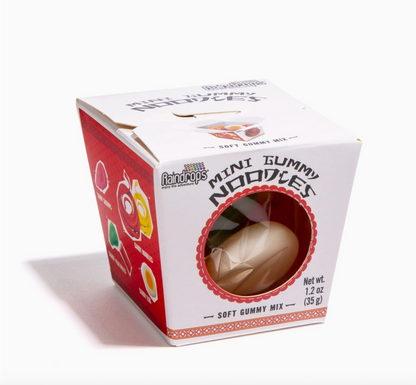 Raindrops Mini Gummi Noodles Soft Candy Mix 1.2oz 2-Pack