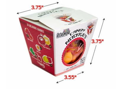 Raindrops Mini Gummi Noodles Soft Candy Mix 1.2oz 2-Pack