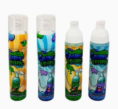 Raindrops Candy Foam Spray Candy, 2.37oz (70ml) Bottles – 2 Pack
