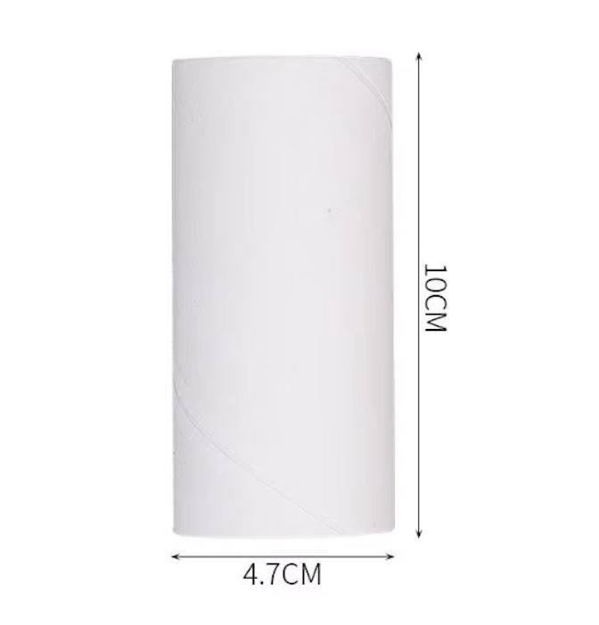 Manual Reusable Lint Roller with Extra Sticky Refill Roll for Pet Hair, Dust & Lint Removal