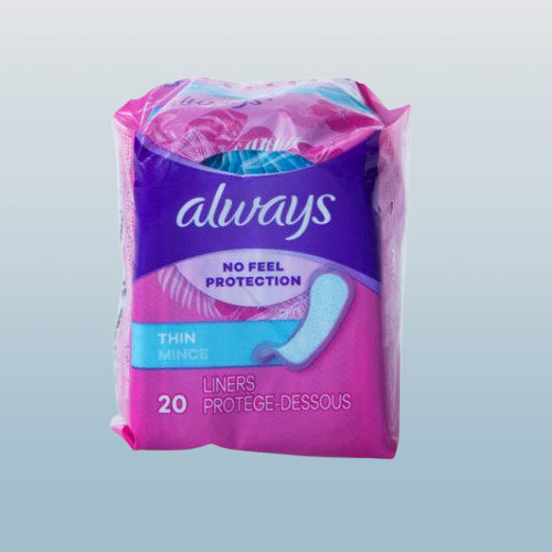 Always® Thin Liners – No Feel Protection – 20 Count