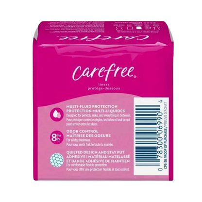 Carefree® Regular Unscented Panty Liners – 20 Count