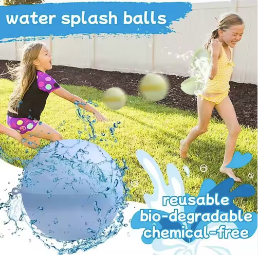 Reusable Silicone Water Splash Balls – Quick Fill Water Play Balls