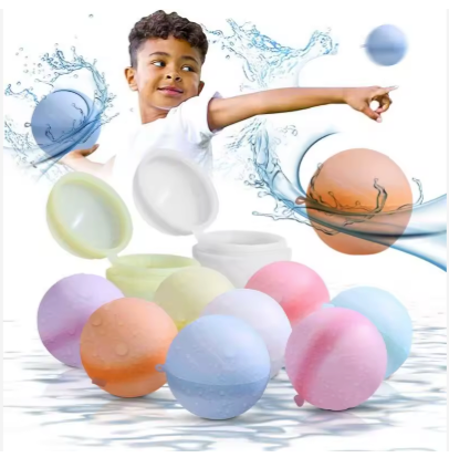 Reusable Silicone Water Splash Balls – Quick Fill Water Play Balls (5-Pack)