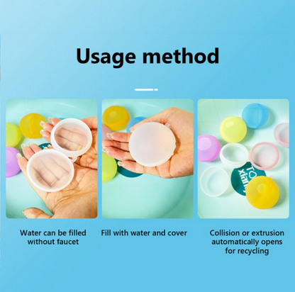 Reusable Silicone Water Splash Balls – Quick Fill Water Play Balls