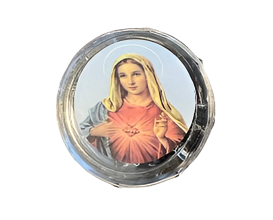 Wooden Rosary Beads Catholic Necklace with Prayer Case