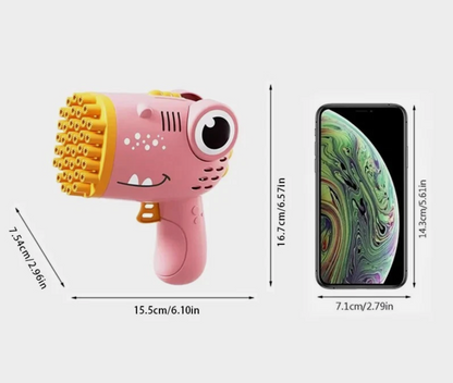 40-Hole Children’s Electric Bubble Gun Toy – Colorful Bubbles for Outdoor Fun