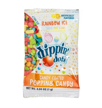2-Pack Dippin’ Dots Popping Candy – Banana Split & Rainbow Ice
