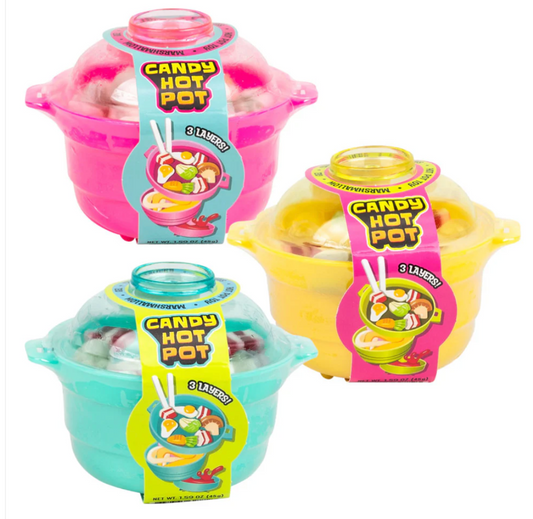 2-Pack Candy Hot Pot Gummies & Marshmallow