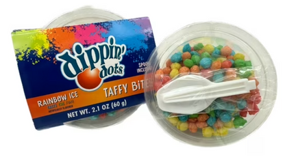 2-Pack Dippin’ Dots Taffy Bites Rainbow Ice Cup – 2.1 oz