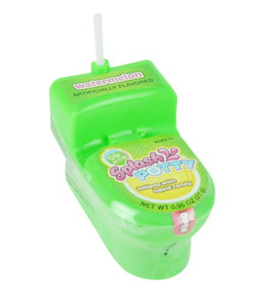 Dip-N-Lik Splash Potty Lollipop Candy Toy – 0.55 oz - 3 Pack