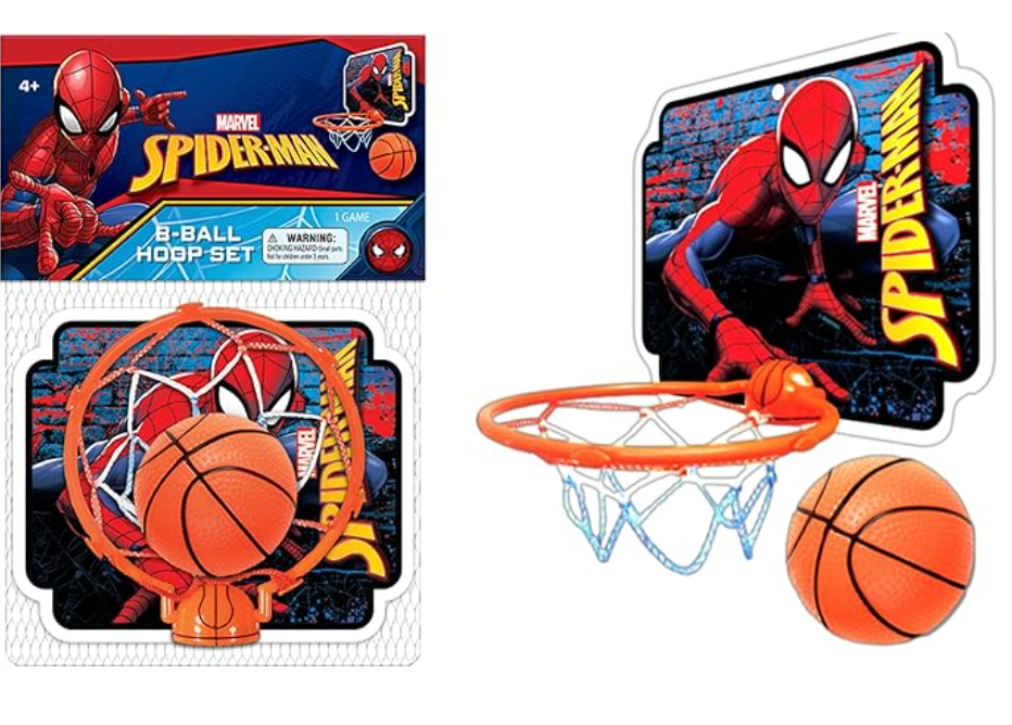 Marvel Ball Hoop Set Playset – 6.4" x 9"