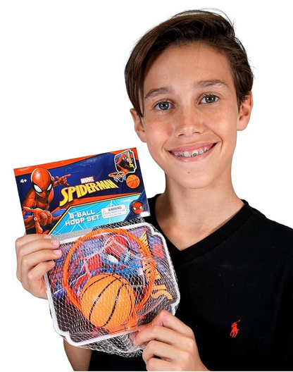 Marvel Ball Hoop Set Playset – 6.4" x 9"