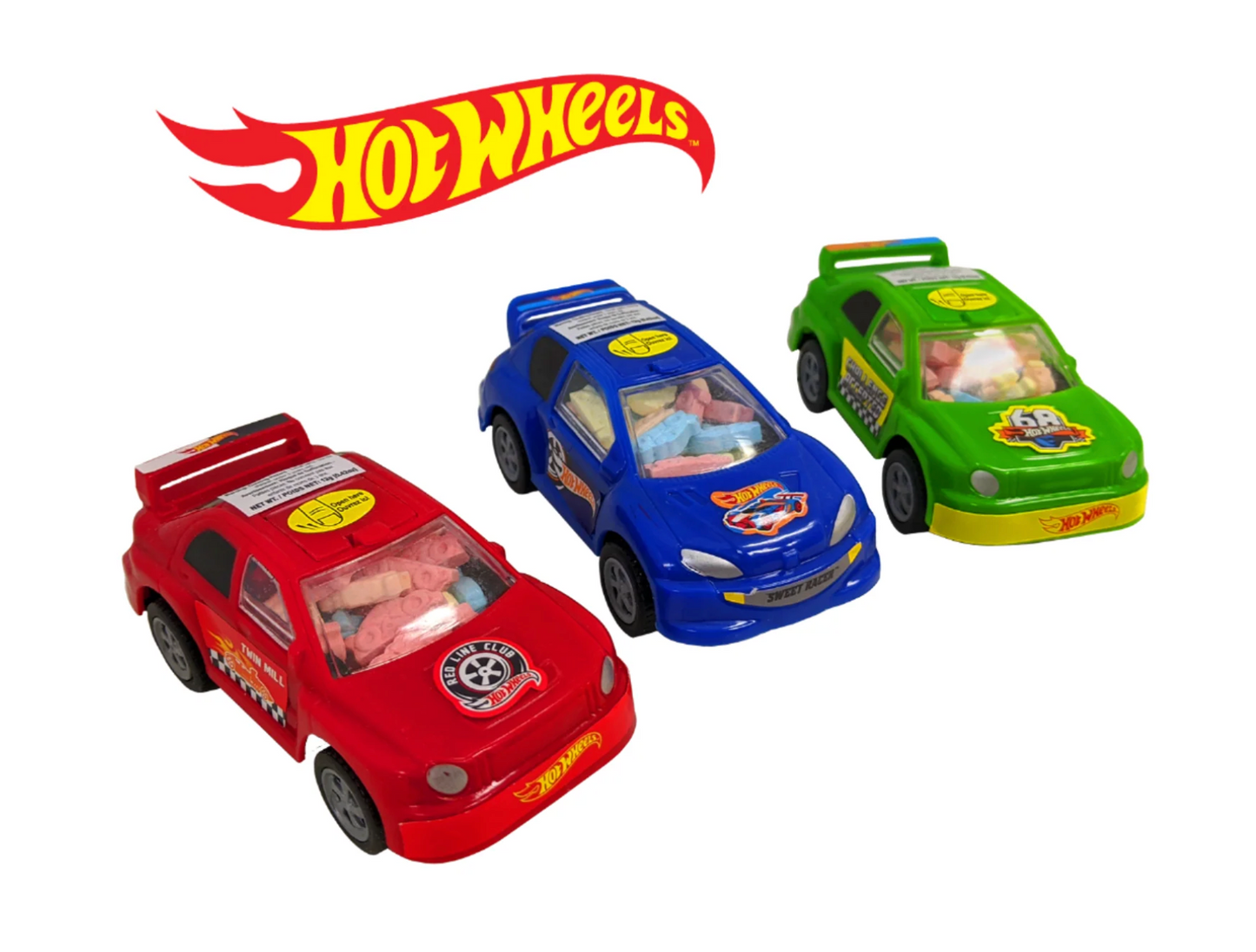 Sweet Racer™ Candy-Filled Toy Car – 0.42 oz Sweet Treat Inside - 3 Pack