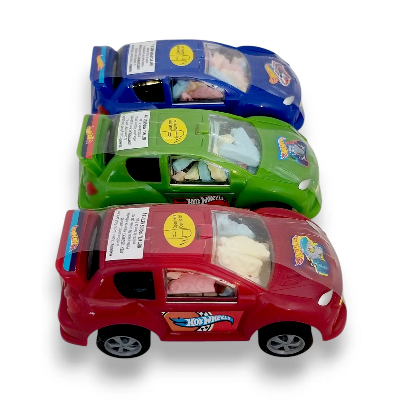 Sweet Racer™ Candy-Filled Toy Car – 0.42 oz Sweet Treat Inside - 3 Pack