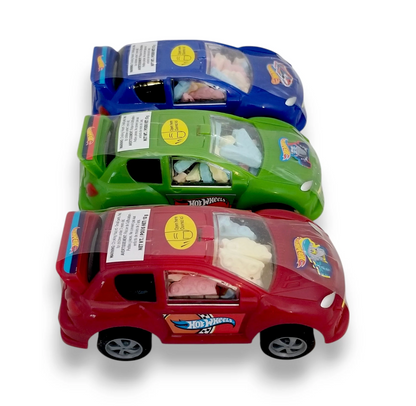 Sweet Racer™ Candy-Filled Toy Car – 0.42 oz Sweet Treat Inside - 3 Pack