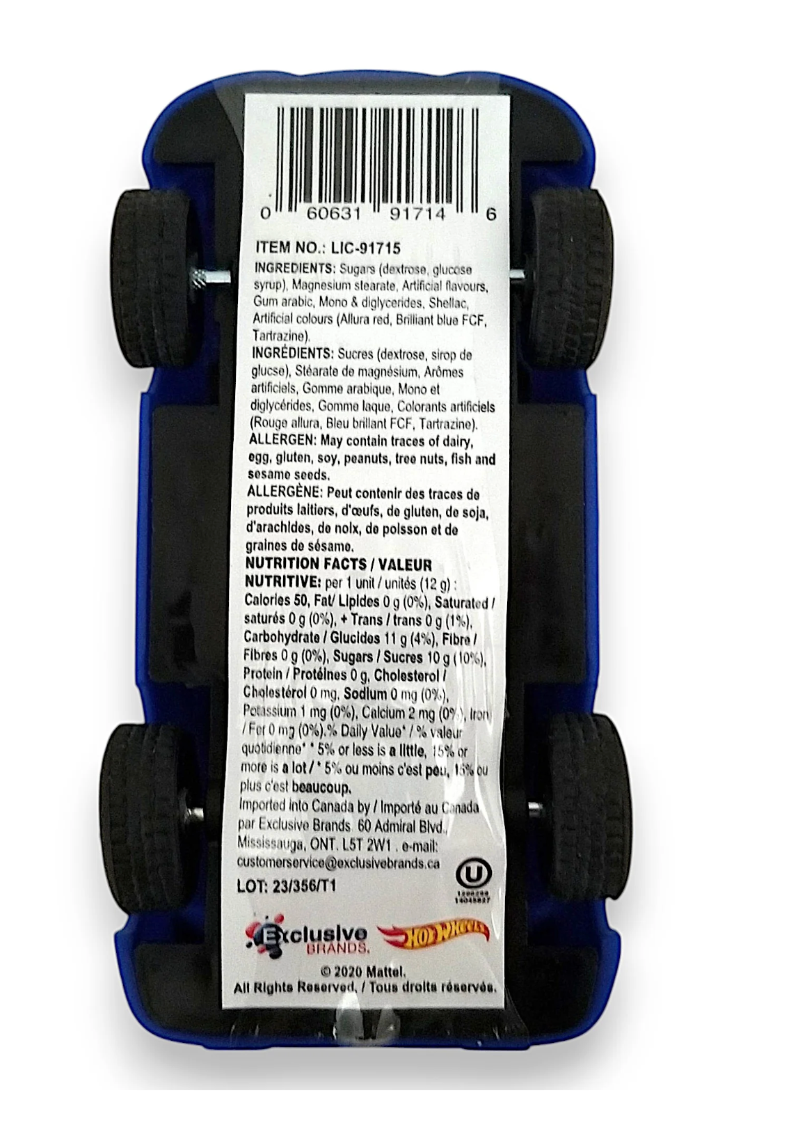 Sweet Racer™ Candy-Filled Toy Car – 0.42 oz Sweet Treat Inside - 3 Pack