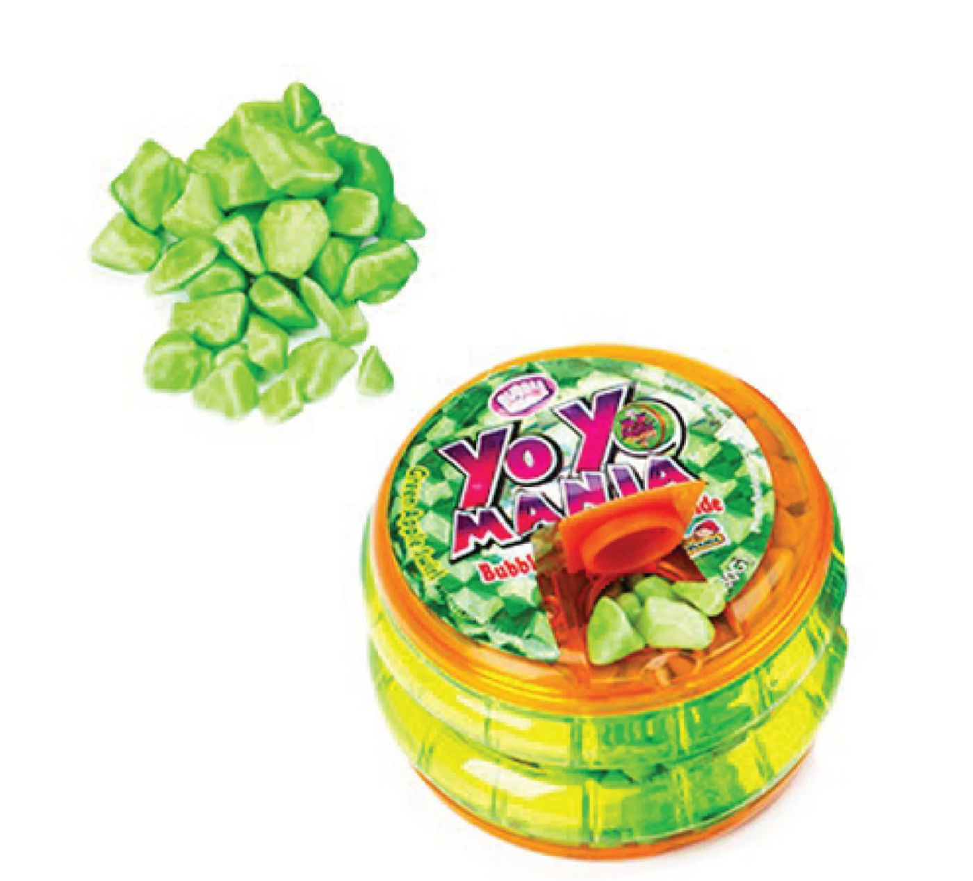 Yo Yo Mania – 3-Pack Bubble Gum Nugget Yo-Yos (Assorted Colors)
