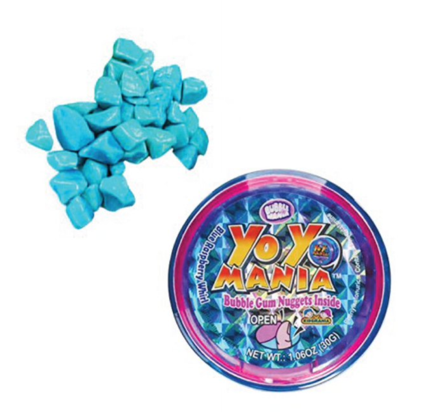 Yo Yo Mania – 3-Pack Bubble Gum Nugget Yo-Yos (Assorted Colors)
