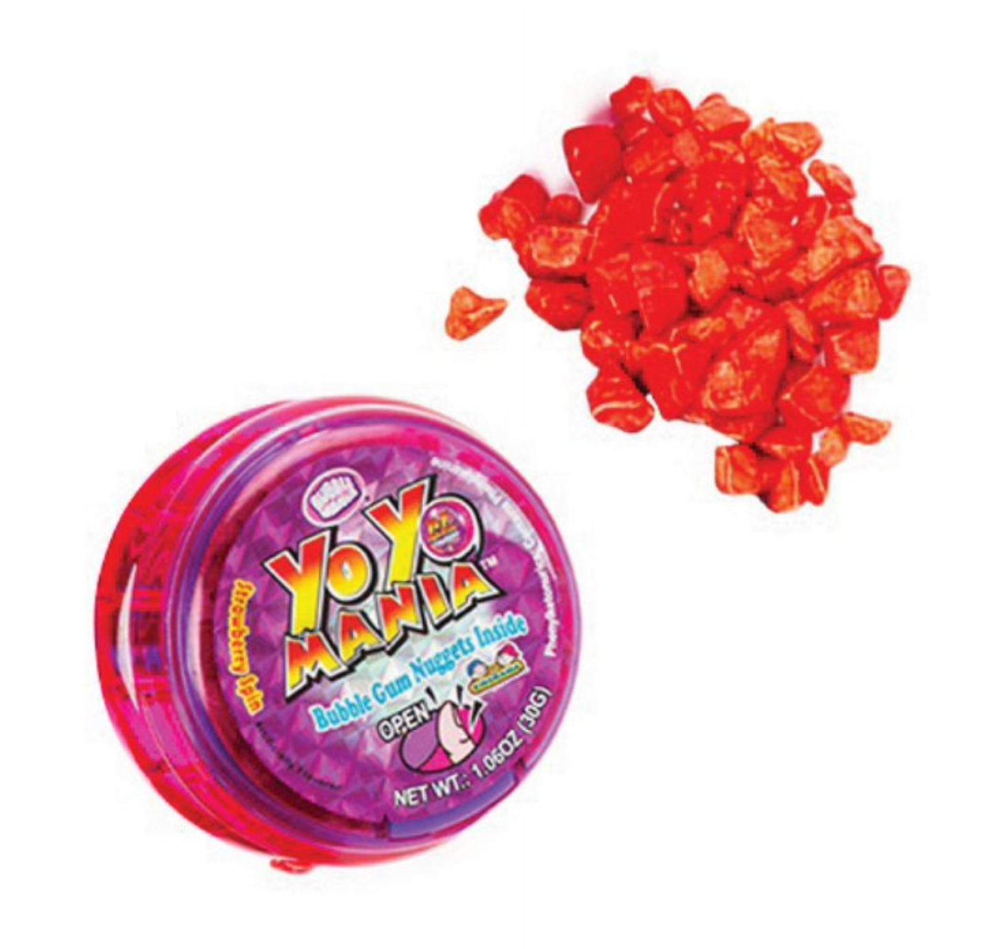 Yo Yo Mania – 3-Pack Bubble Gum Nugget Yo-Yos (Assorted Colors)