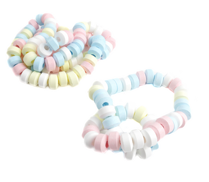 Candy Necklace – 10-Pack Assorted Fruity Candy Jewelry