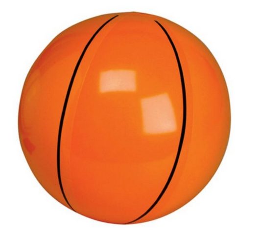 16" Inflatable Basketball Toy
