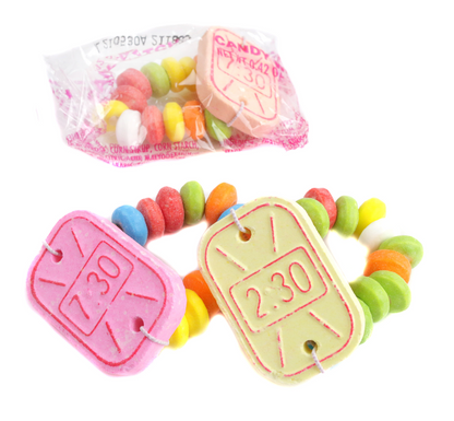 Candy Watch – Edible Candy Bracelet Treat, 4-Pack