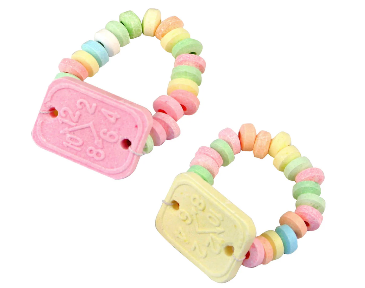 Candy Watch – Edible Candy Bracelet Treat, 4-Pack