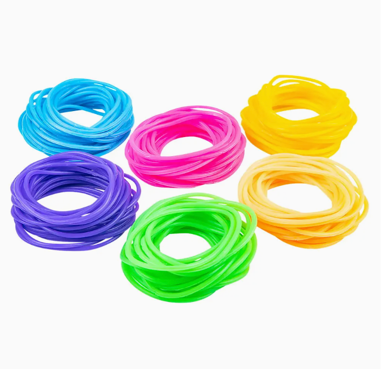 24pcs Jelly Bracelets – 7.5" Stretch Fashion Bands